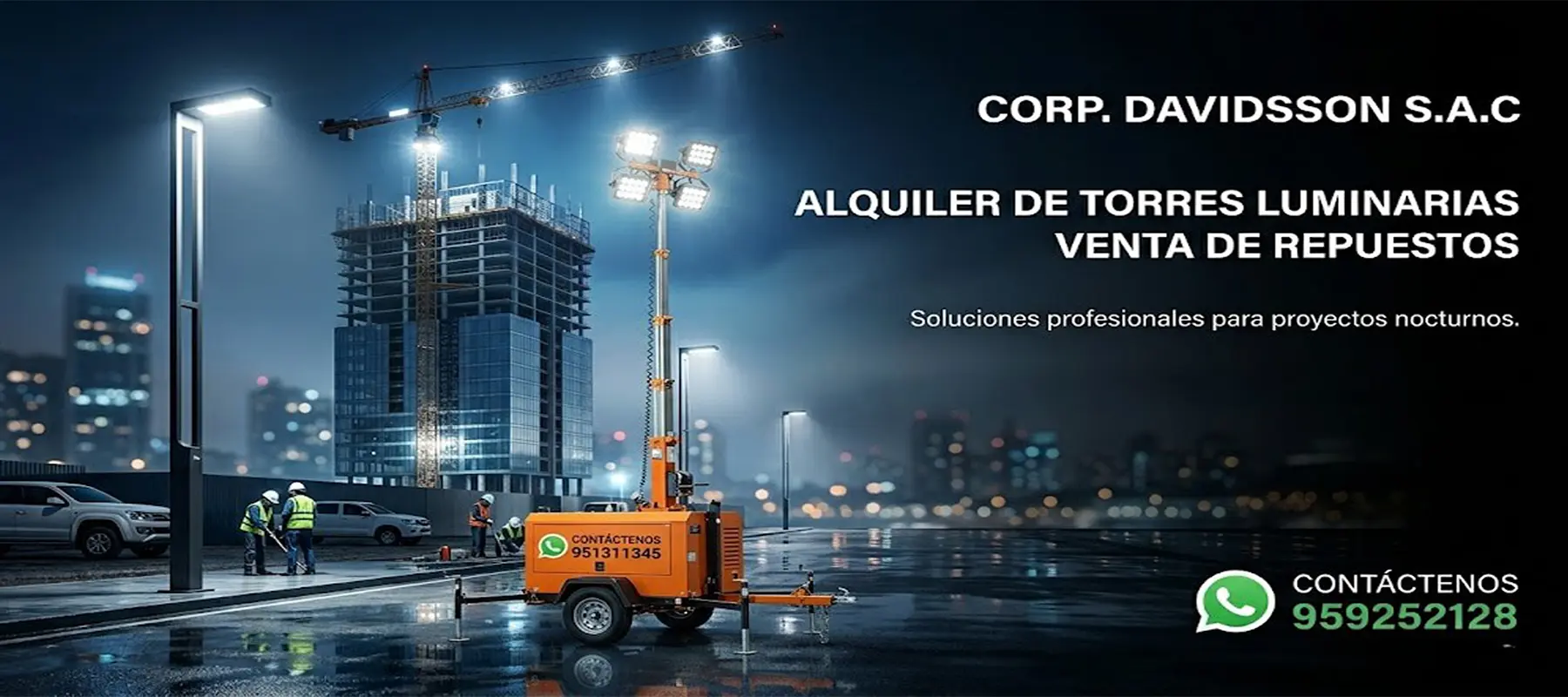 CORPORACION DAVIDSSON SAC - Alquiler de maquinarias y venta de repuestos